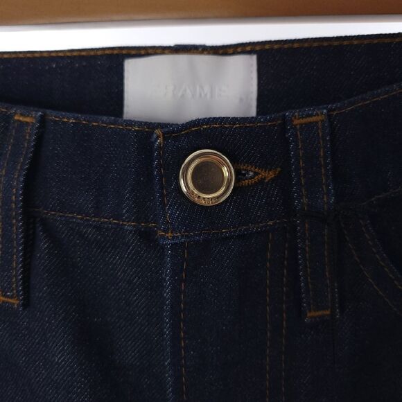 Frame Le Italien True Straight Blue Jeans Womens Size 23 - Picture 8 of 15